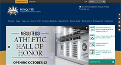 Desktop Screenshot of mesquiteisd.org